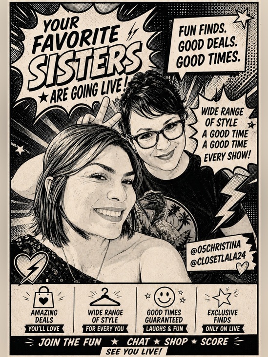 Other - 🎥❣️@05christina & @closetlala24 - Your Favorite Sisters Are Going Live!🤘🏼❣️🎥